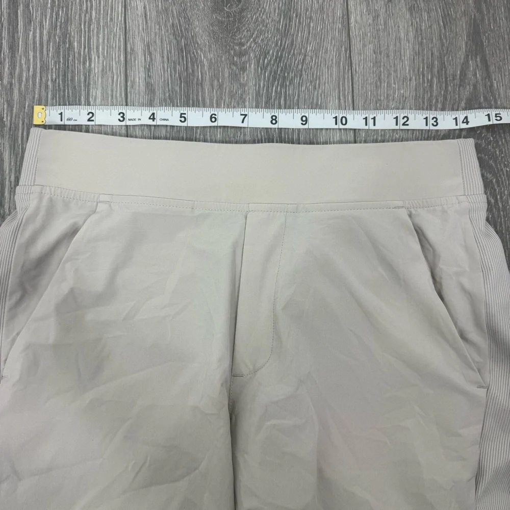 Athleta Brooklyn Ankle Pants Beige Size 4 Travel Stretch Pull On - Picture 11 of 16